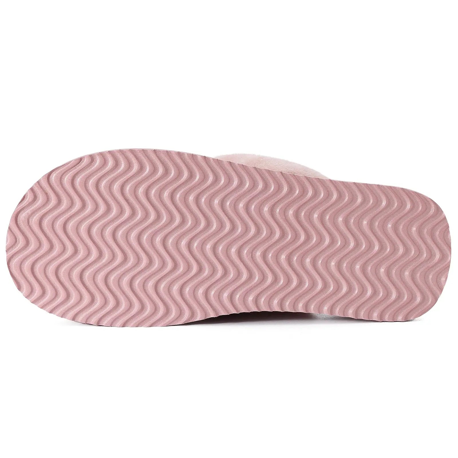 Women's Winter Warm Fuzzy Platform Shoes With Fluffy Memory Foam Suitable For Indoor Use Cosy Ladies' Fur Slides Plush Cotton Slippers