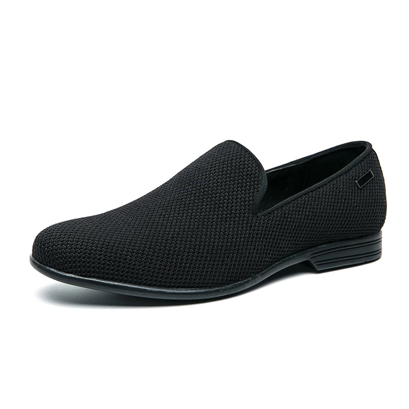 Breathable Mesh Formal Dress Oxfords Shoes for Men Orange Red Male Fashion Casual Loafers England Gentleman Style Shoes