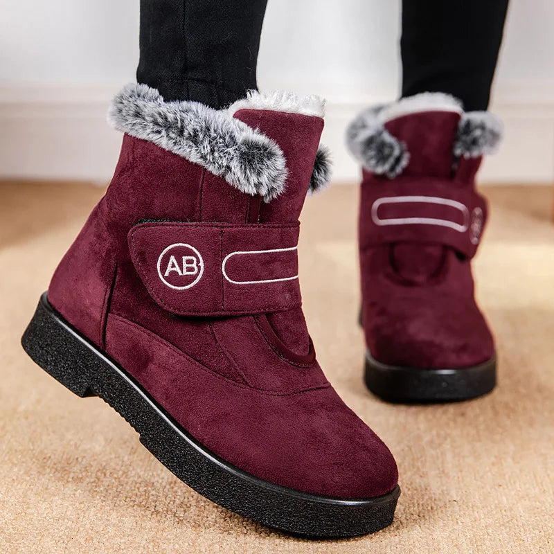 Women's Boots Snow Plus Size Shoes Woman Platform Woman Shoes Lightweight Mid High Boots Fashion Boots For Women Botas Mujer
