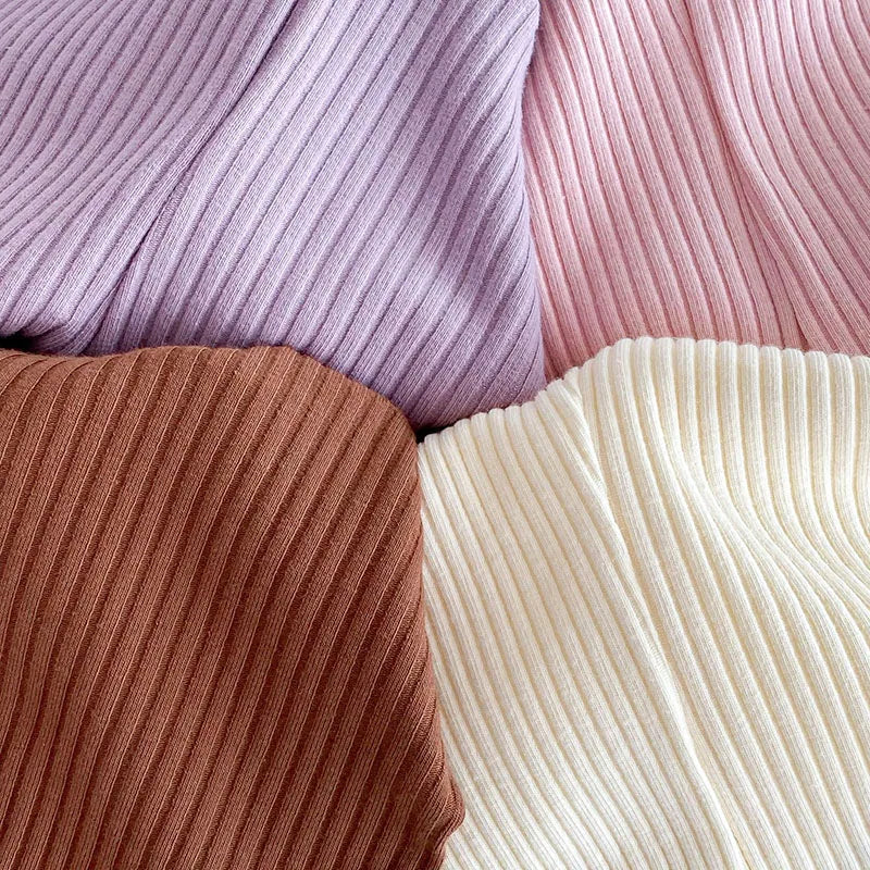 Herfst Baby Leggings Leuke Effen Kleur Meisjes Jongens Pit Strip Skinny Broek Ademende Peuterbroek 6M-3 &amp; Unisex