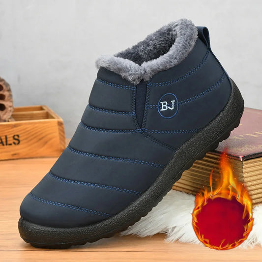 Men's Plus Size Waterproof Sneakers Winter Breathable Soft Shoes Casual Fashion Male Leisure Shoes