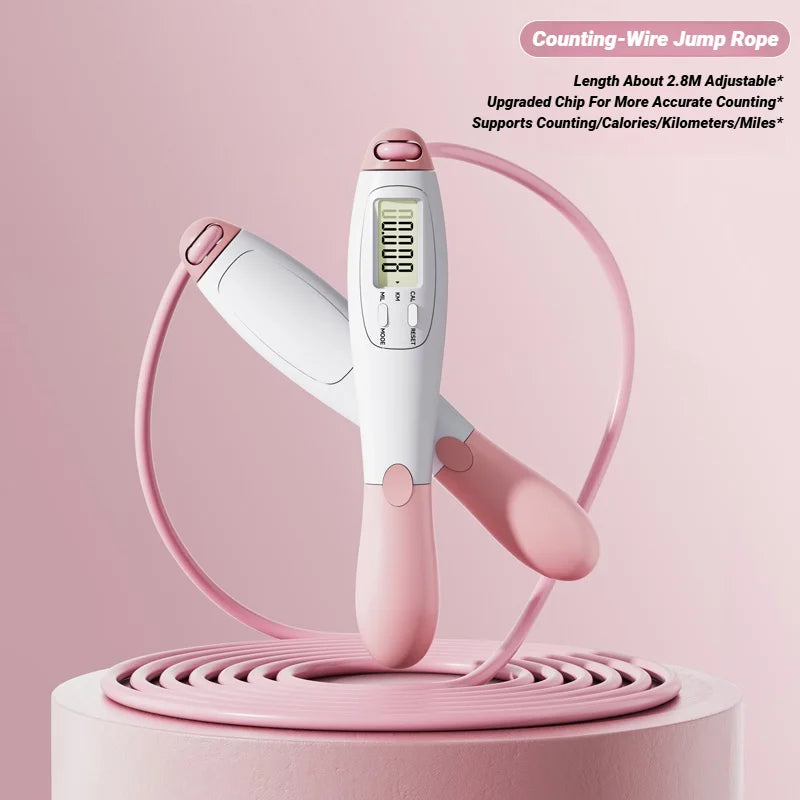 Adjustable Fitness Steel Jump Rope For Skipping And Gym Exercises - Home Sporting Equipment