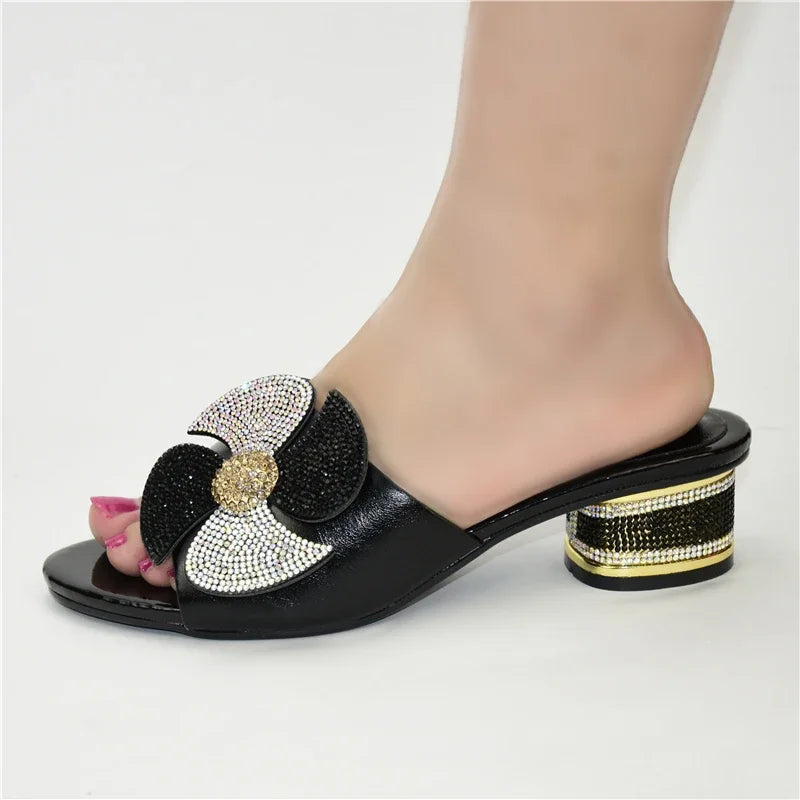 Designer Shoes Women Luxury 2025 Elegant Crystal Shoe Women Shoes Ladies Footwear Comfortable Sexy Wedding Shoes Female