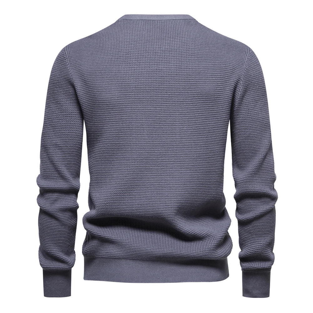 Mode Gestreepte Jeugdtrui voor Heren Casual Pullover Kwaliteit Gebreide Trui Heren Winter Lange Mouw