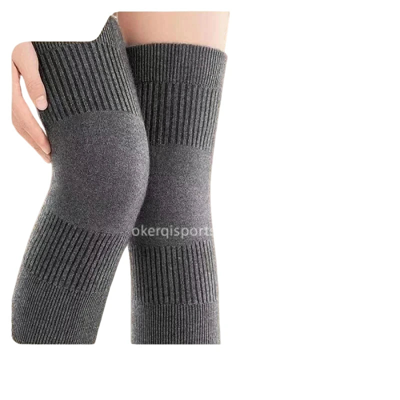 2PCS Unisex Winter Wool Knee Pads Support For Joint Pain, Tendonitis, And Arthritis - Suitable As Leg Sleeves For Arthritis Leg Warming in Advancing Age