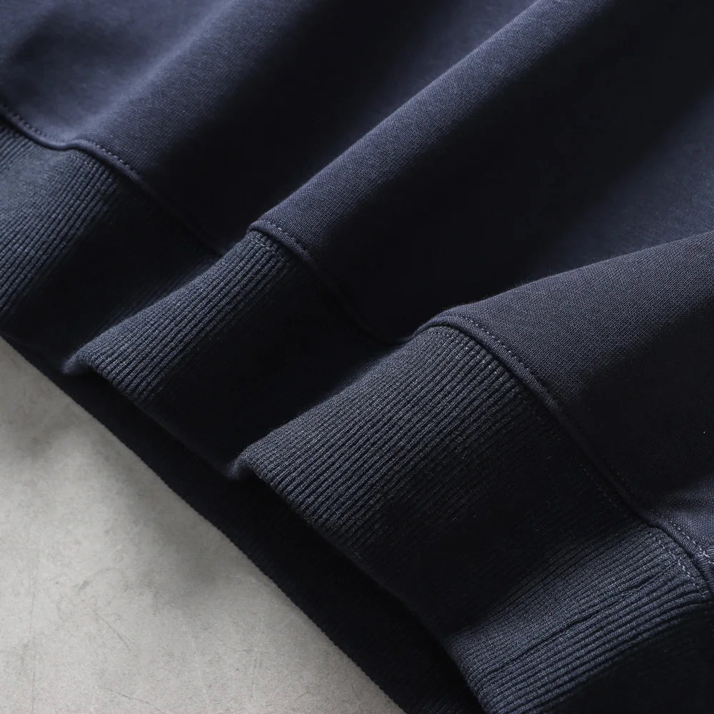 Autumn New American Retro Long Sleeve O-neck Embroidery Sweatshirts Men's Fashion Washed Old Terry Pullover Casual Sportwear