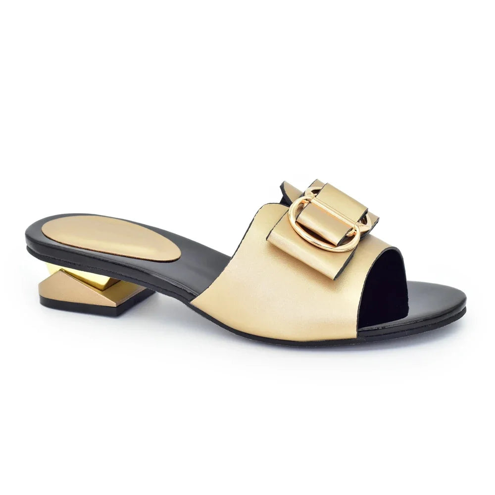 Italian Style Summer Slippers Sweet Style for Royal Wedding Party Slingbacks Sandals Rhinestone Women Wedding Shoes Elegant