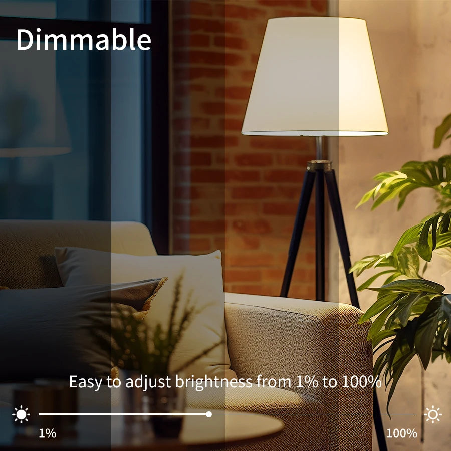 110V 220V E27 WiFi Smart LED-lampen 20W 15W 12W LED-lamp Dimbaar APP-spraakbediening Ondersteuning Alexa Google Home Home Lighting