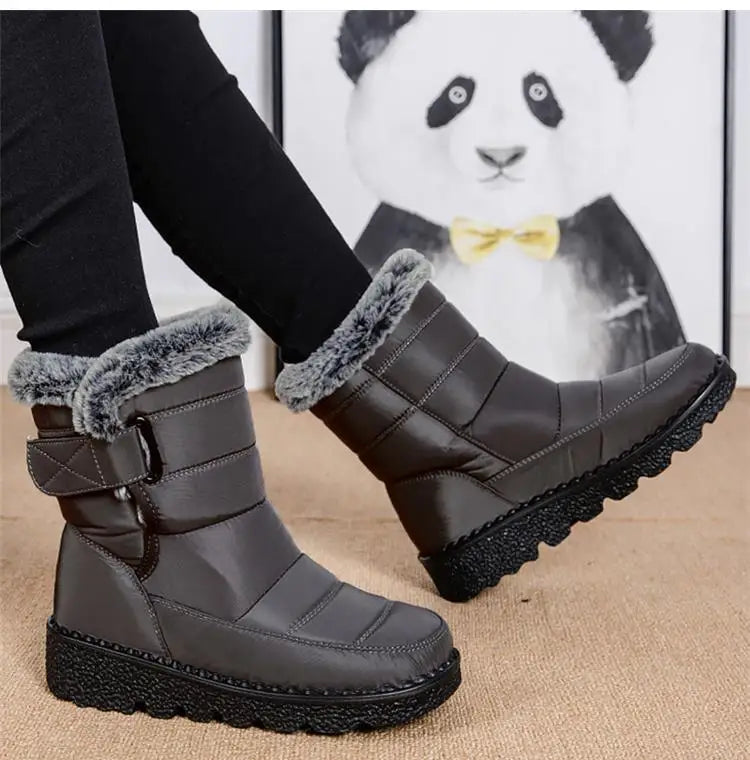 Women's Boots Snow Plus Size Shoes Woman Platform Women Shoes Casual Mid High Boots Platform Winter Girls Boots Botas Mujer