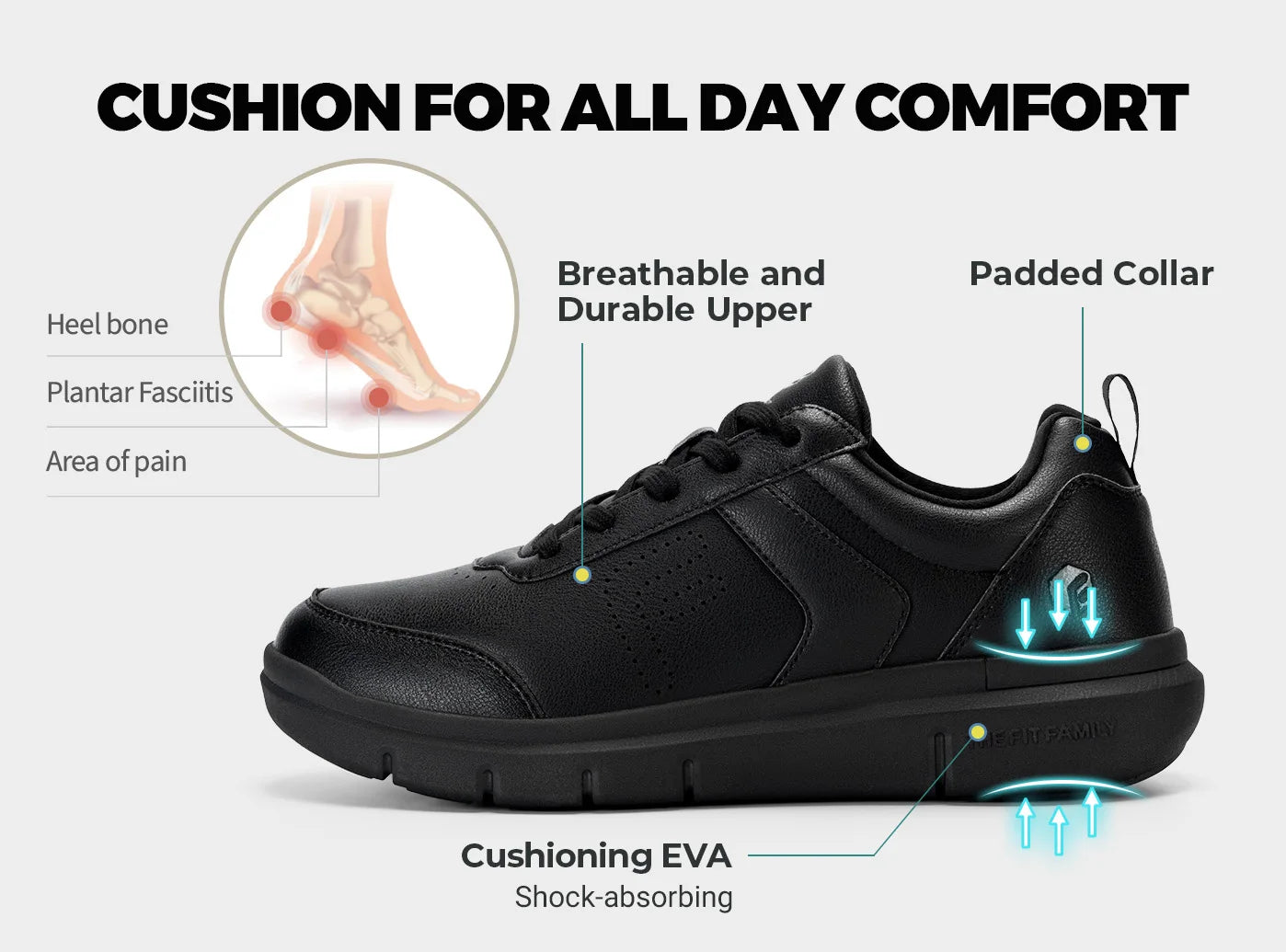 Wide Version Men's Leather Shoes Walking Shoes Oxford Shoes For Formal Business Shoe Comfortable All Day Wear