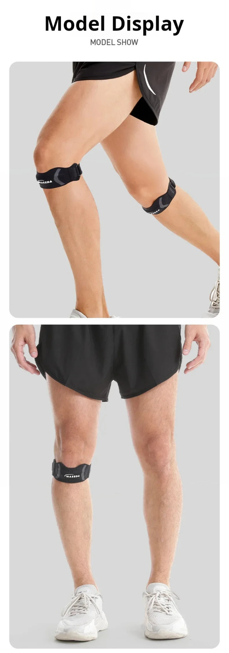 Breathable Shock Absorber And Sports Patella Belt For the Knee During Sports - Pressure Protector For Cycling, Basketball, & Other Outdoor Activities
