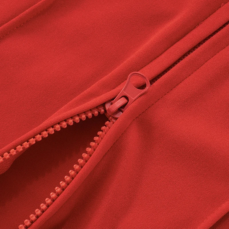 Casual Women 2 Piece Set Stretch Double Zip Tank Tops + Shorts Matching Patchwork Simple Basic Streetwear Tracksuit