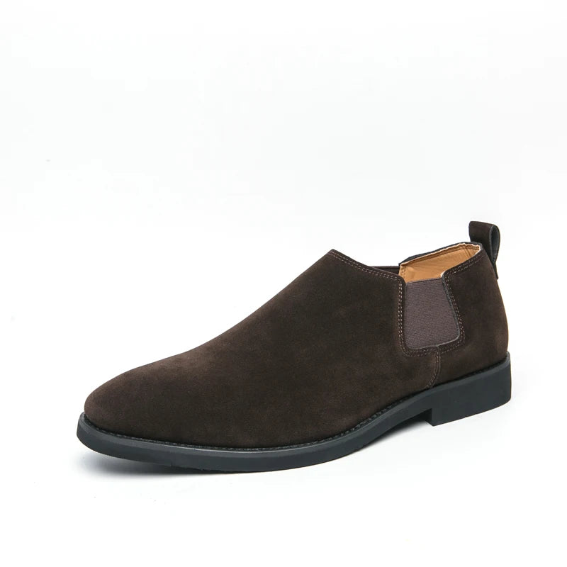 Plus Size 47 48 Men Outdoor Dress Walking Shoes Suede Leather Male Formal Business Oxford Gentleman British Chelsea Shoes