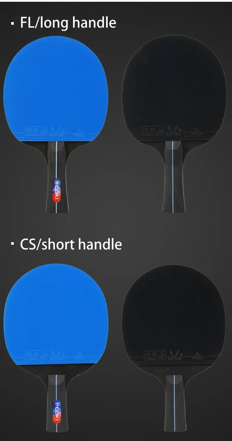 K5000 K3000 K1000 Table Tennis Racket Set 2pcs Home Entertainment Ping Pong Rackets with Blue Colour Ping Pong Rubber