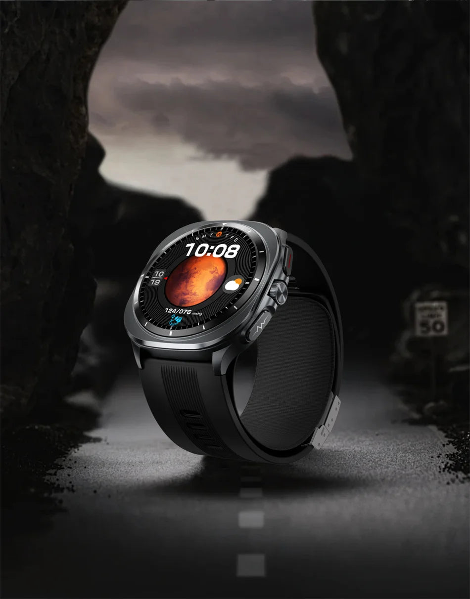 2025 Health track Smartwatch Air Pump Airbag True Blood Pressure Health Measure Smart Watch Men Women Blood oxygen BT Call