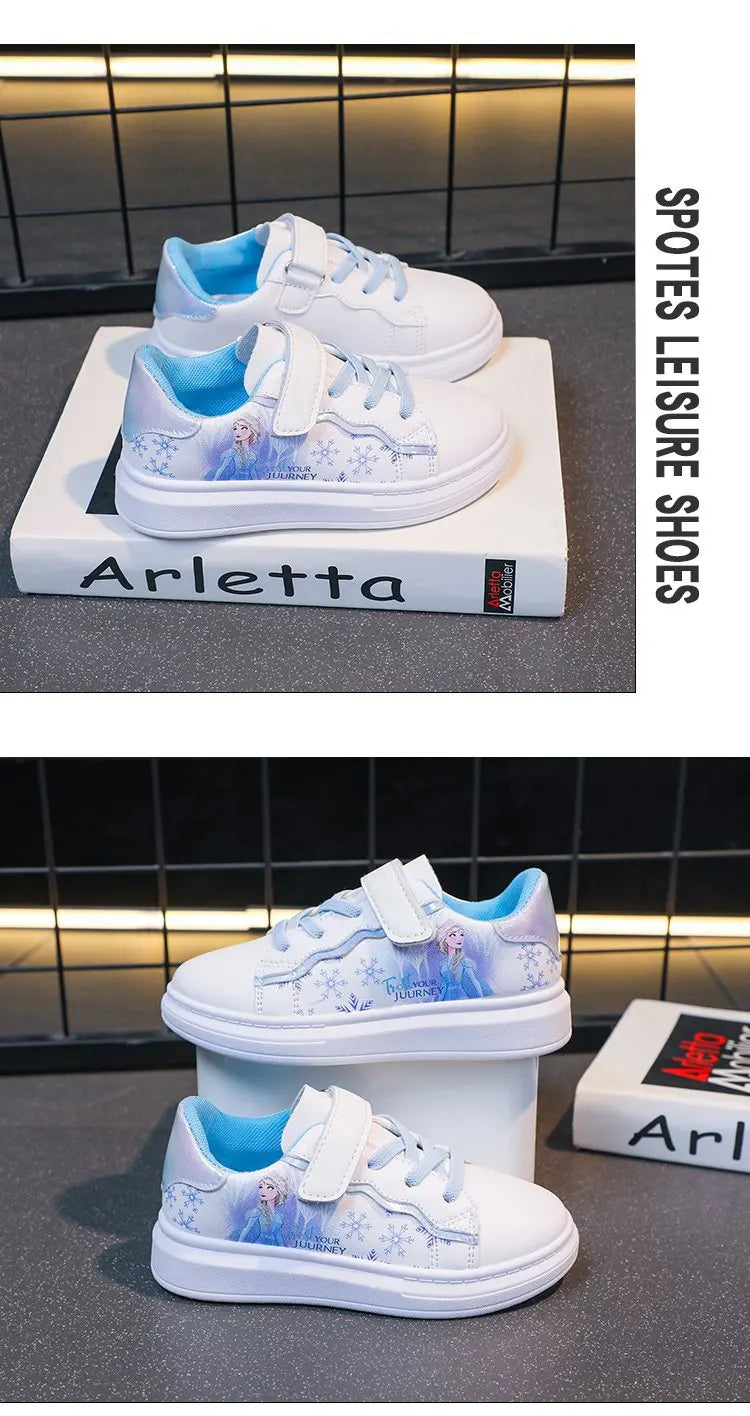 Summer Casual Children's Sports Shoes Cartoon Princess Girls' Trainers Sneakers For Kids Size 26-37