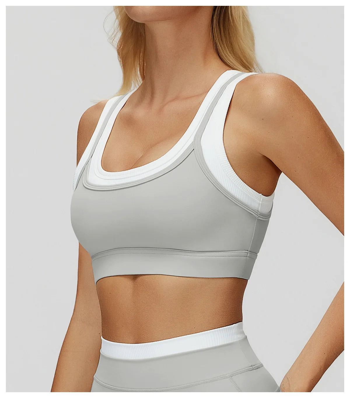Women’s High Impact Sports Bra – Breathable Push Up Yoga Bra for Gym, Running & Fitness Workout Activewear