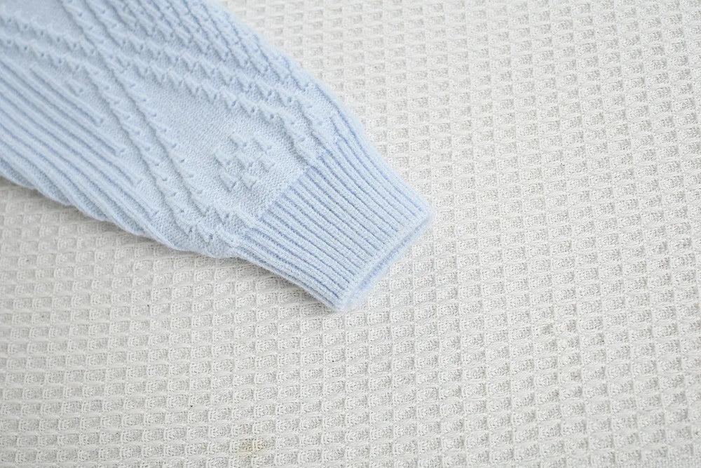 New Autumn Kids Knitted Cardigan Candy Colour Bow Girls Knitted Sweater Korean Loose Children Tops 9M-5T Girls