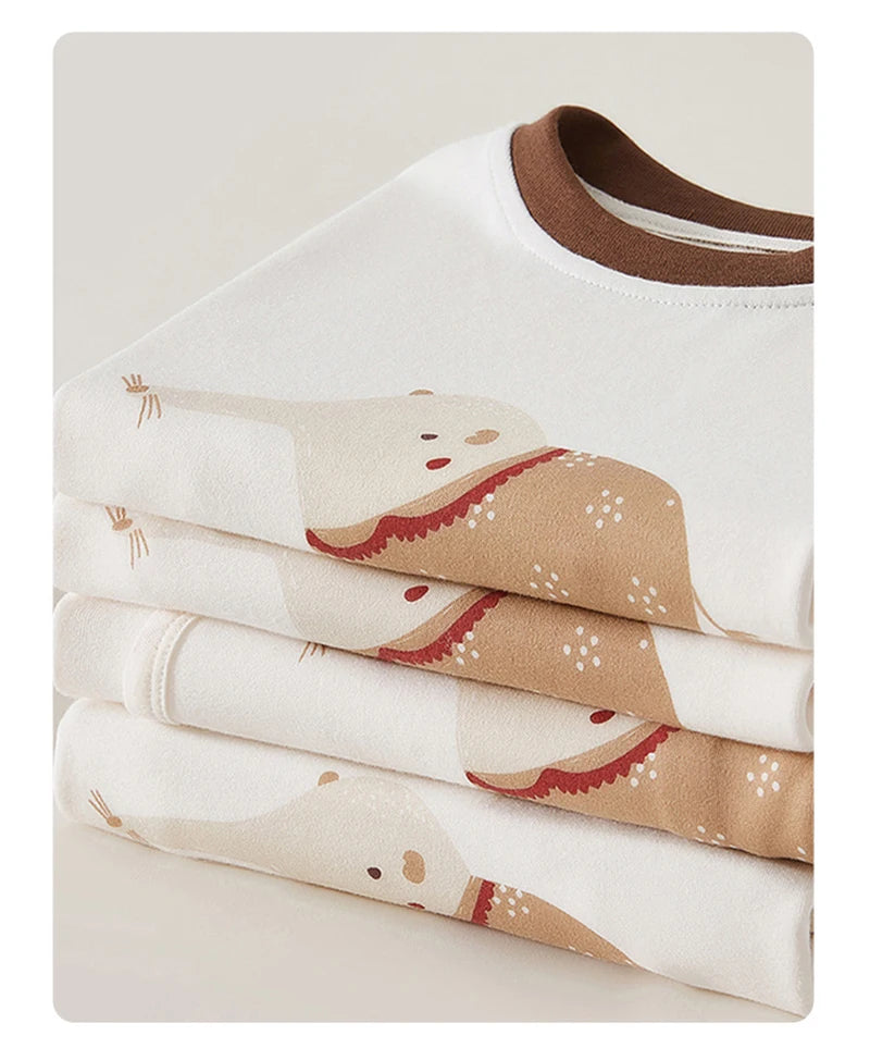 Children's Baby Hoodies New 2024 Autumn Cartoon Printed Girls Pullover Boys Casual O-Neck Sweatshirt 0-4Y Unisex