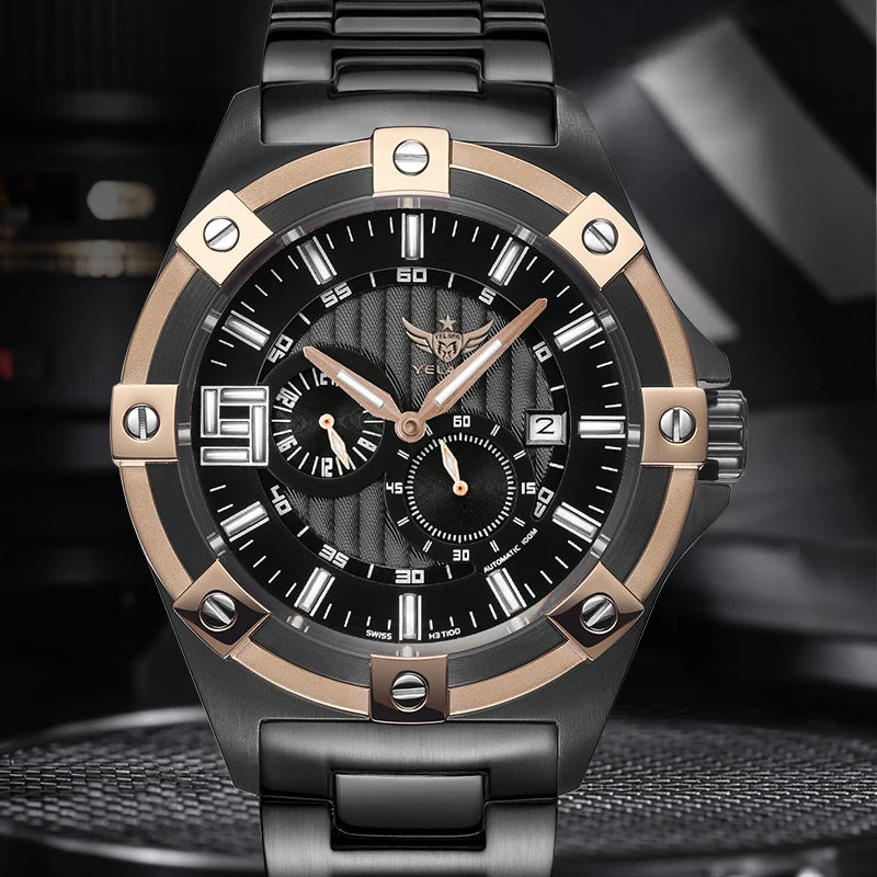 Yelang V1030 Men Brand Watches Japan MIYOTA 8219 Automatic Mechanical Luxury Wristwatch Swiss Luminous Waterproof T100 Watch