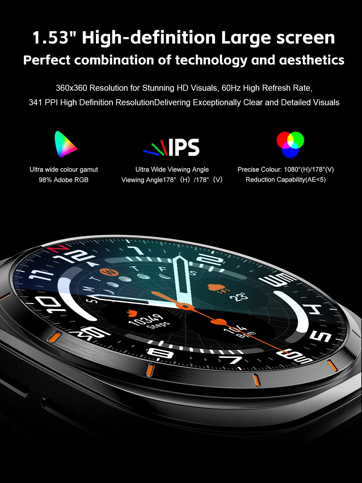 2025 Outdoor Sports Smart Watch AMOLED Screen Heart Rate Waterproof Call TWS Headset Smartwatch For Men - Compatible with HUAWEI & Samsung Galaxy IOS