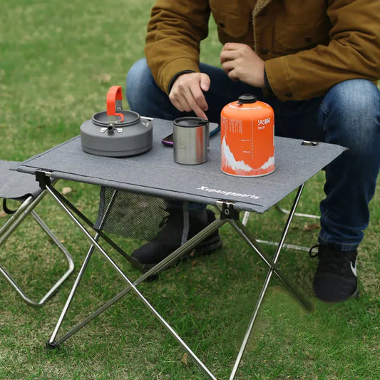 Outdoor Folding Small Table, Portable Camping Picnic Table, Ultralight  Aluminum Alloy Oxford Cloth Table
