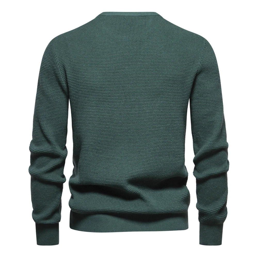 Mode Gestreepte Jeugdtrui voor Heren Casual Pullover Kwaliteit Gebreide Trui Heren Winter Lange Mouw