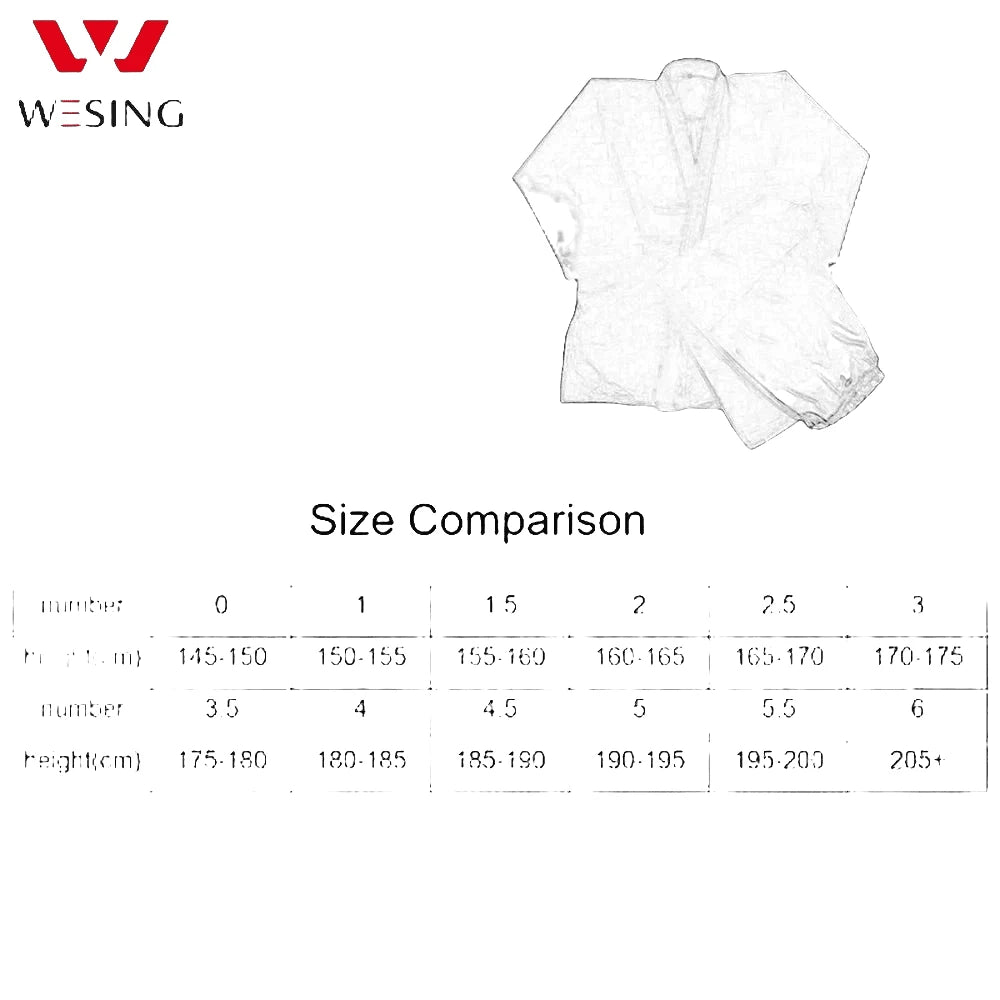 WESING WKF Approved Karate Gi Uniform – Kumite & Kata Training Suit for Adults & Kids Competition Karate Uniform