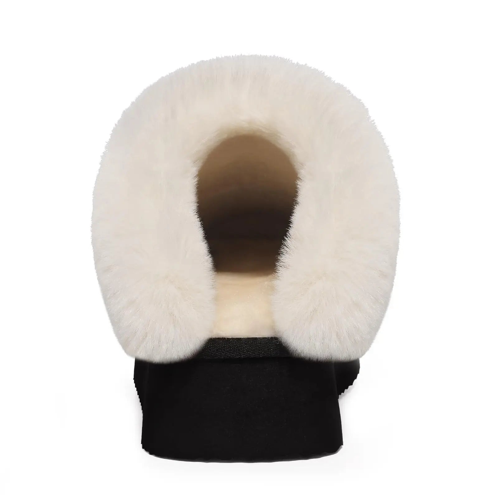 Women's Fashion Fur Winter Slippers With Thick Sole Fluffy Fuzzy Slippers and Anti-Slip Platform Slides Plush Shoes