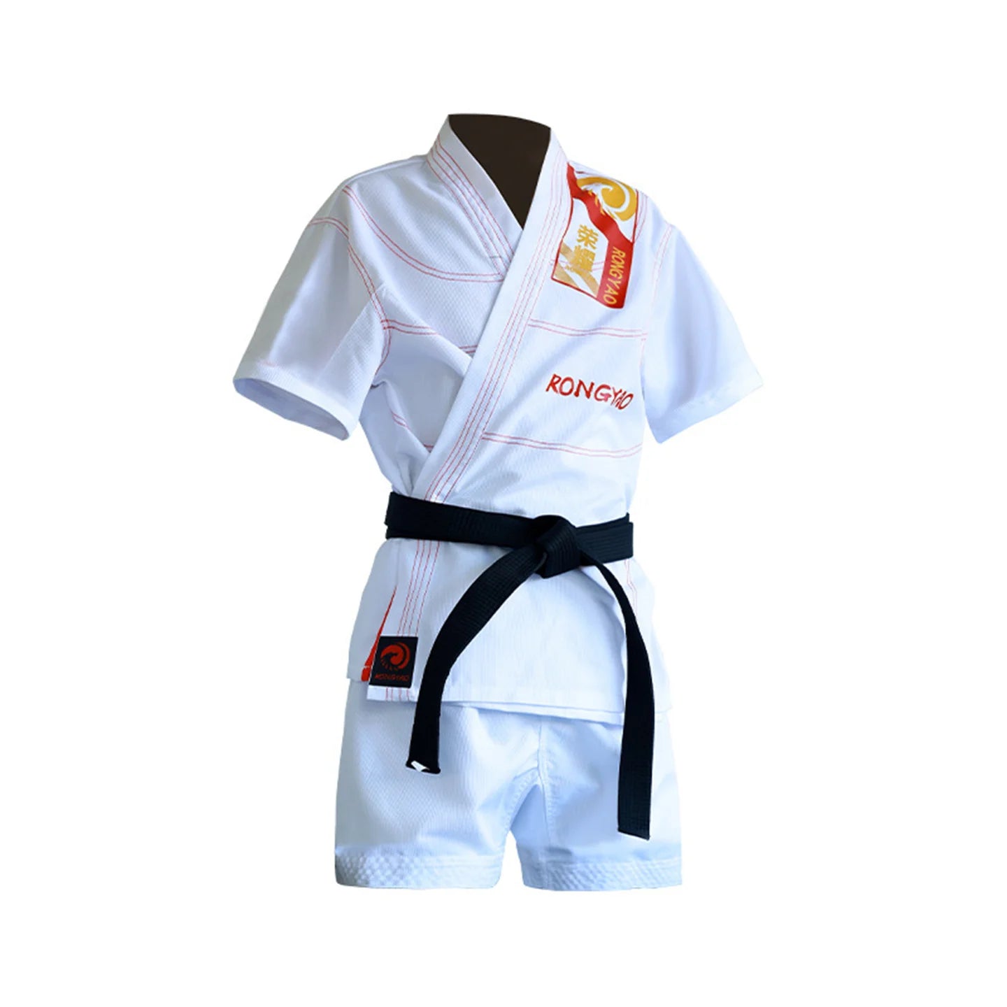 Taekwondo Dobok Uniform Set – Karate & Jiu Jitsu Training Suit for Adults & Kids with Long or Short Sleeve Top and Pants