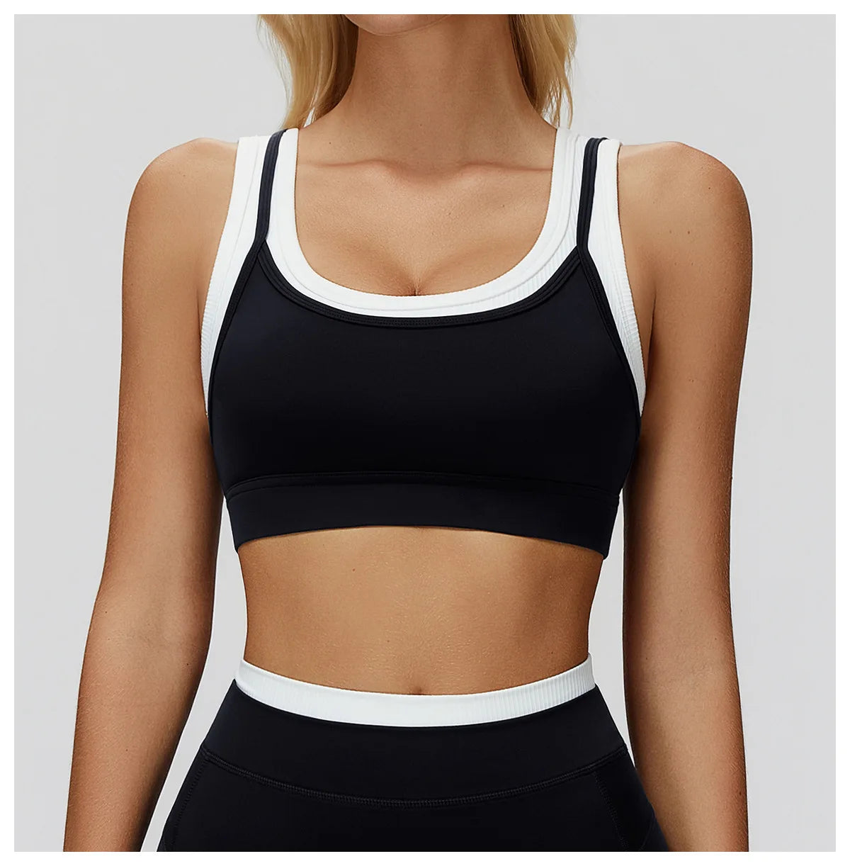 Women’s High Impact Sports Bra – Breathable Push Up Yoga Bra for Gym, Running & Fitness Workout Activewear