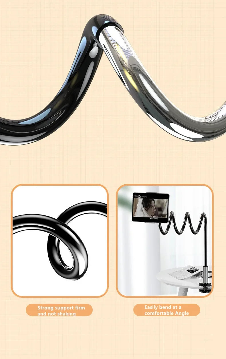 Universal Mobile Phone Holder Flexible Lazy Holder Adjustable Cell Phone Clip Home Bed Desktop Mount Bracket Smartphone Stand