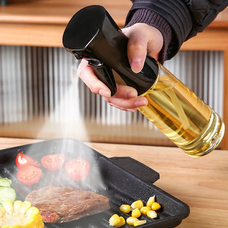 1 stuk 200 ml/300 ml oliesprayfles keuken koken olijfolie dispenser kamperen barbecue bakken azijn sojasaus sprayer containers