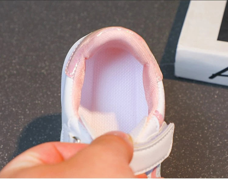 Summer Casual Children's Sports Shoes Cartoon Princess Girls' Trainers Sneakers For Kids Size 26-37