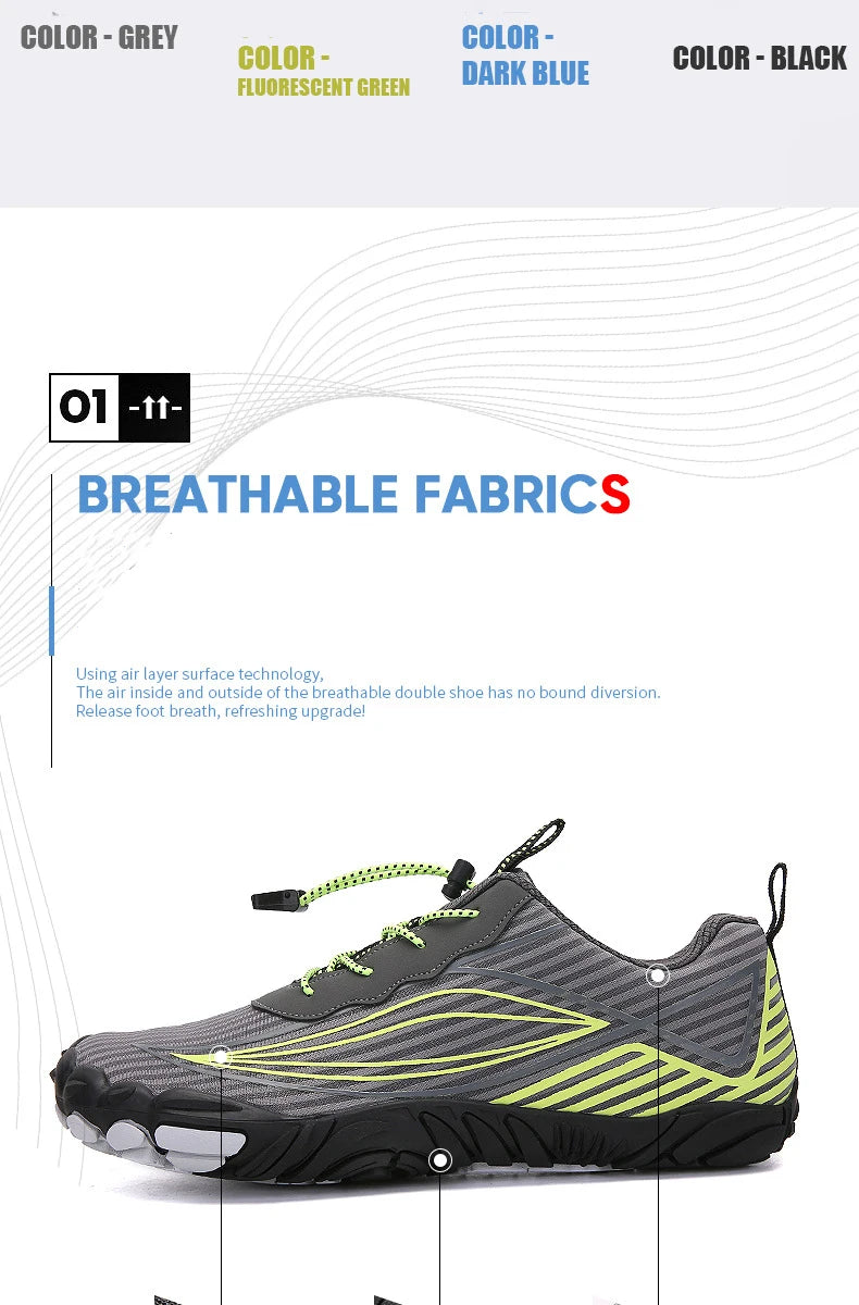 EOCENE Quick-Dry Water Shoes – Lightweight Aqua Sneakers for Swimming, Hiking, Fishing, Cycling & Outdoor Sports