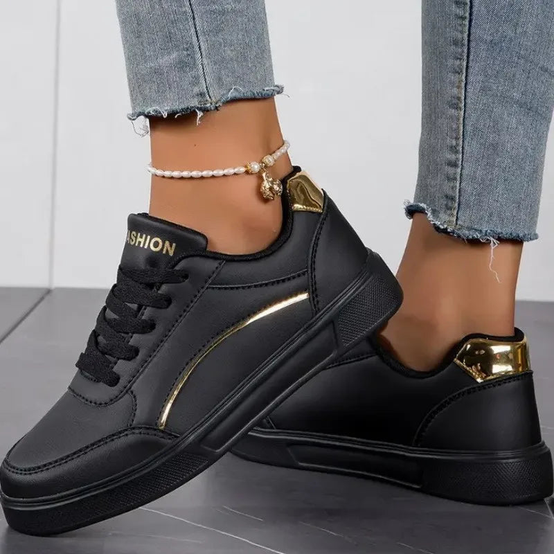 Fashion Women's Sneakers 2025 New Mesh Fabric Shoes Women Flat Casual Sneaker Woman Lace Up Tenis Feminino Sneaker Women