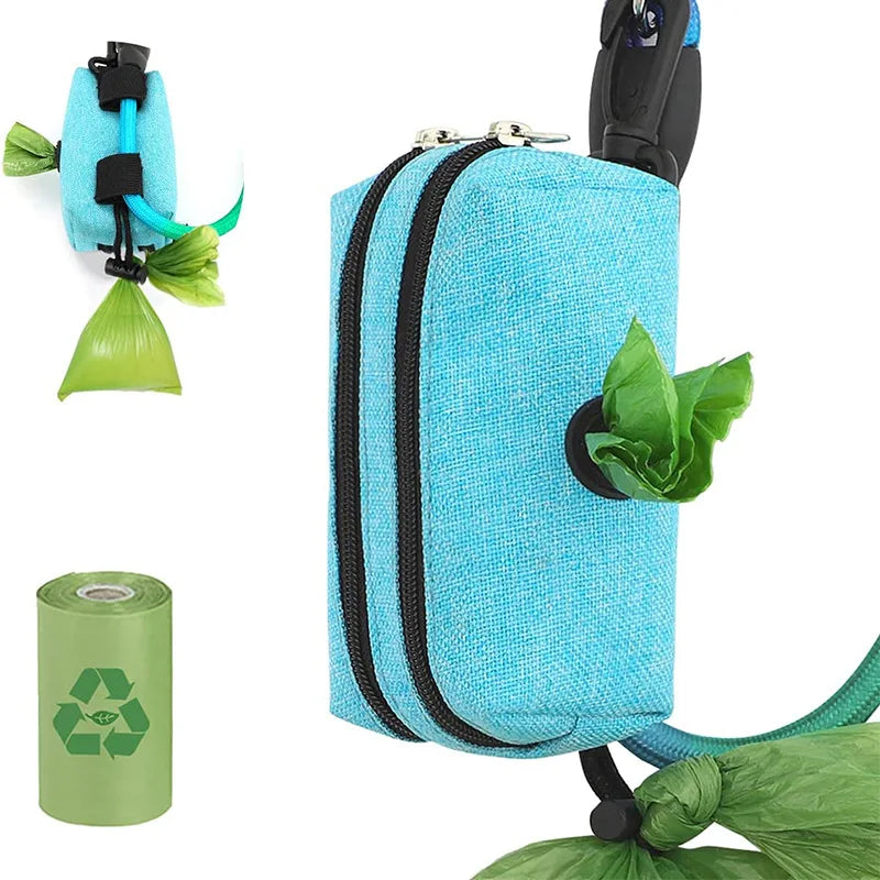 Pet Dog Poop Bag Holder Leash Attachment Mini Dogs Cleaning Tool Travel Garbage Bag pets Waste Poop Bags Dispenser