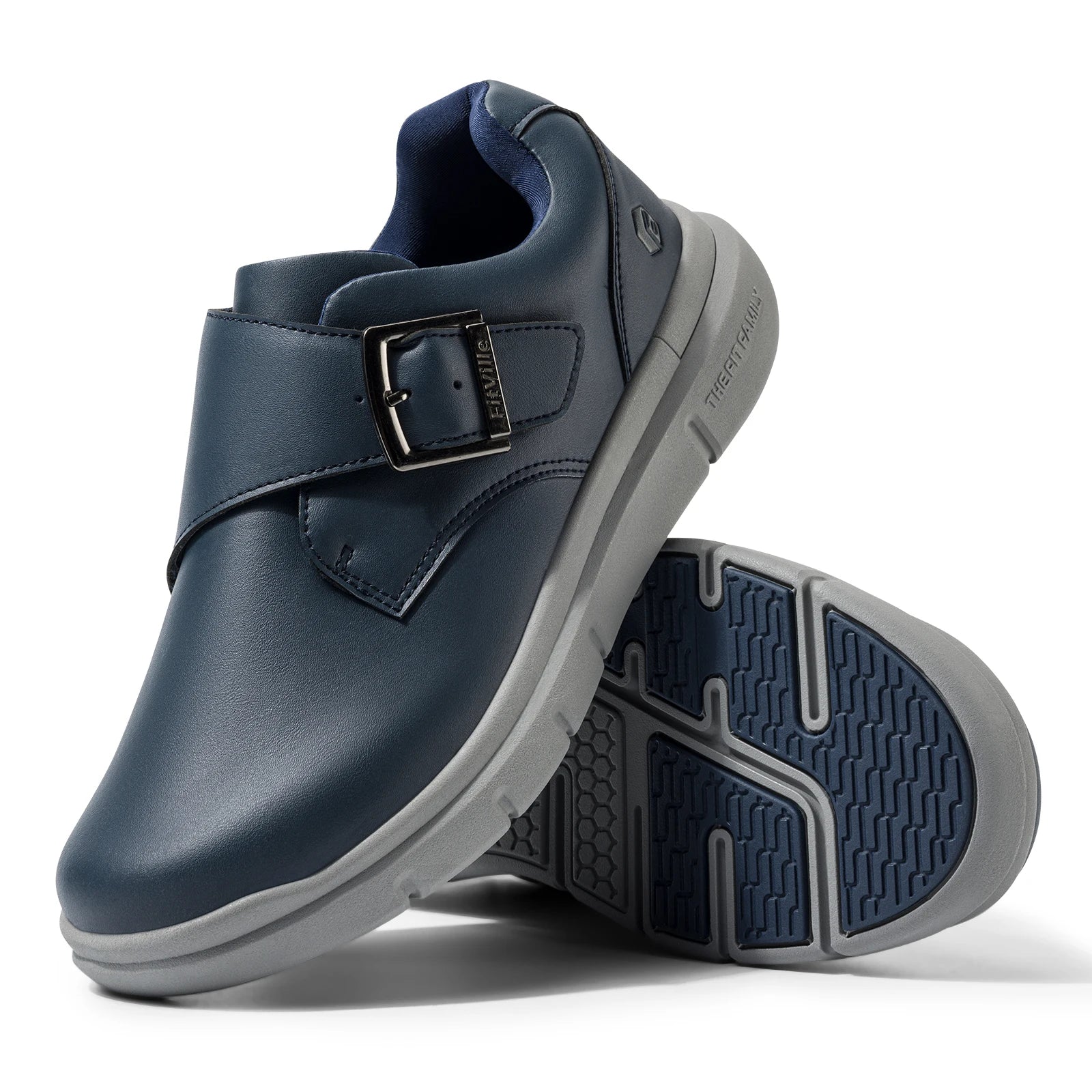 Men's Leather Shoes Wide Shoes for Swollen Feet Men's Diabetic Walking Shoes for Outdoor Business Walking Shoe