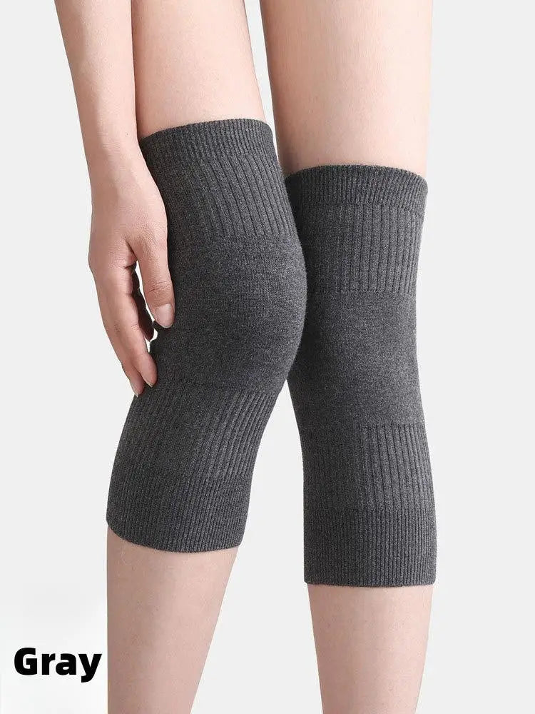 2PCS Unisex Winter Wool Knee Pads Support For Joint Pain, Tendonitis, And Arthritis - Suitable As Leg Sleeves For Arthritis Leg Warming in Advancing Age