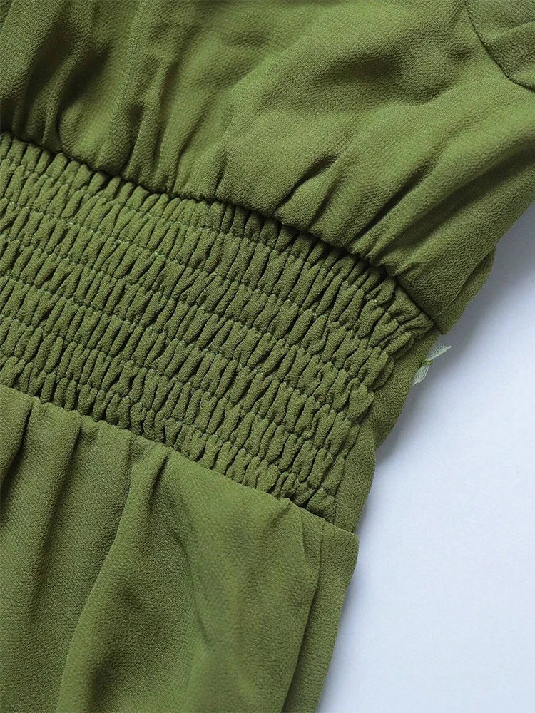 Luxury Elegant Long Sleeve Maxi Dresses Plus Size Women Wife Embroidery Patchwork High Waist Evening Party Dress