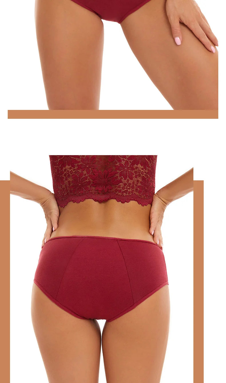 Cotton Women's Underwear Panties High Waist Briefs Solid Color Breathable Underpants Seamless Soft Lingerie Girls Fashion Briefs