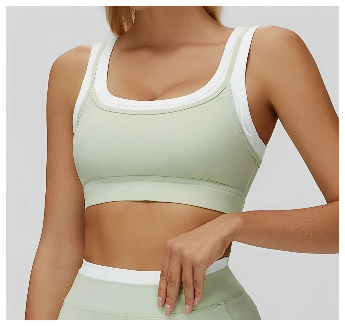 Women’s High Impact Sports Bra – Breathable Push Up Yoga Bra for Gym, Running & Fitness Workout Activewear