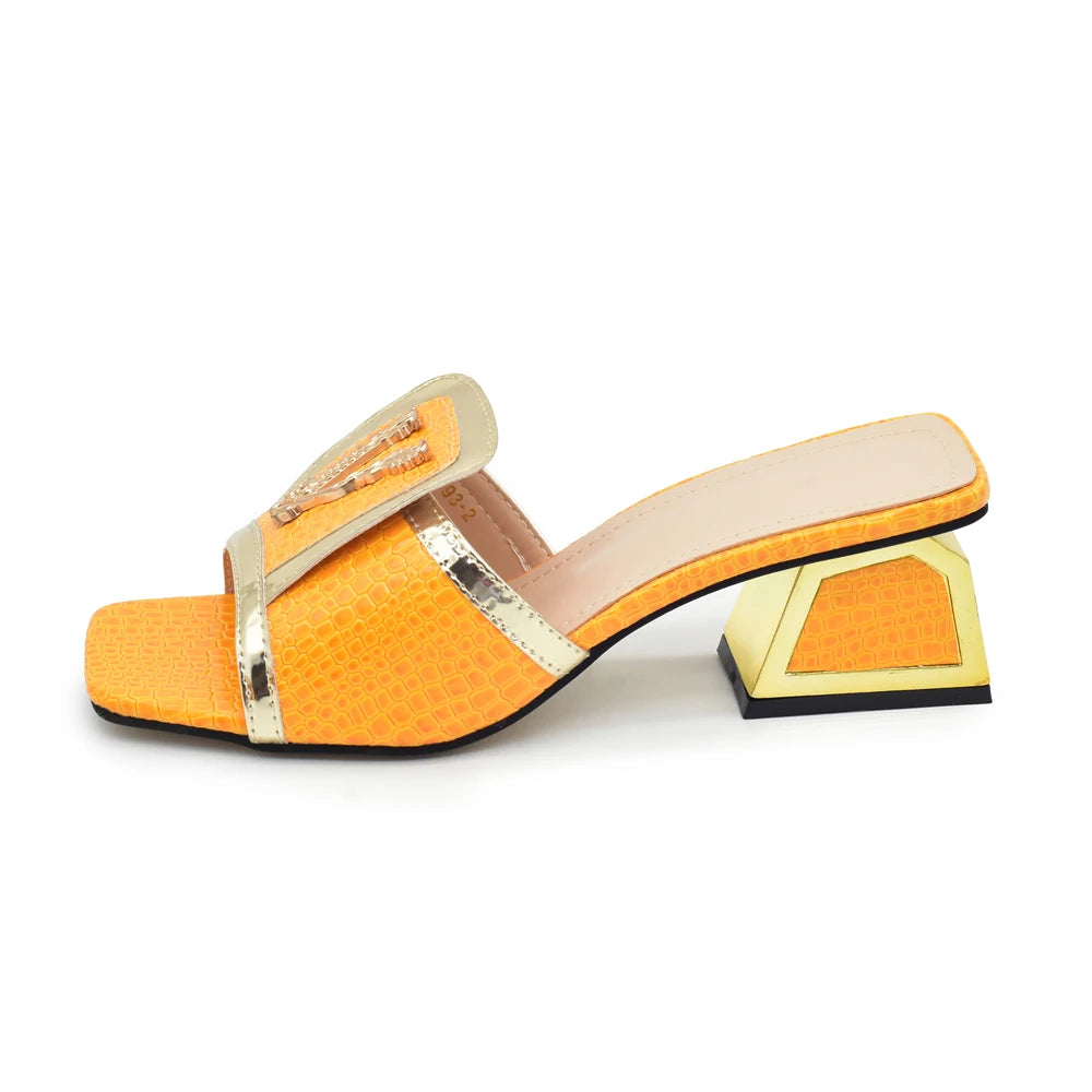 Elegant Women Shoes Slip on Open Toe Shoes for Wedding Women Plus Size Women Shoes 43 Luxury Nigerian Party Pumps