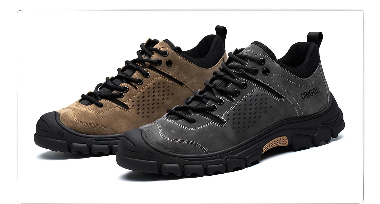 EOCENE Men’s Steel Toe Safety Work Shoes – Lightweight Anti-Smash & Puncture-Resistant Industrial Sneakers