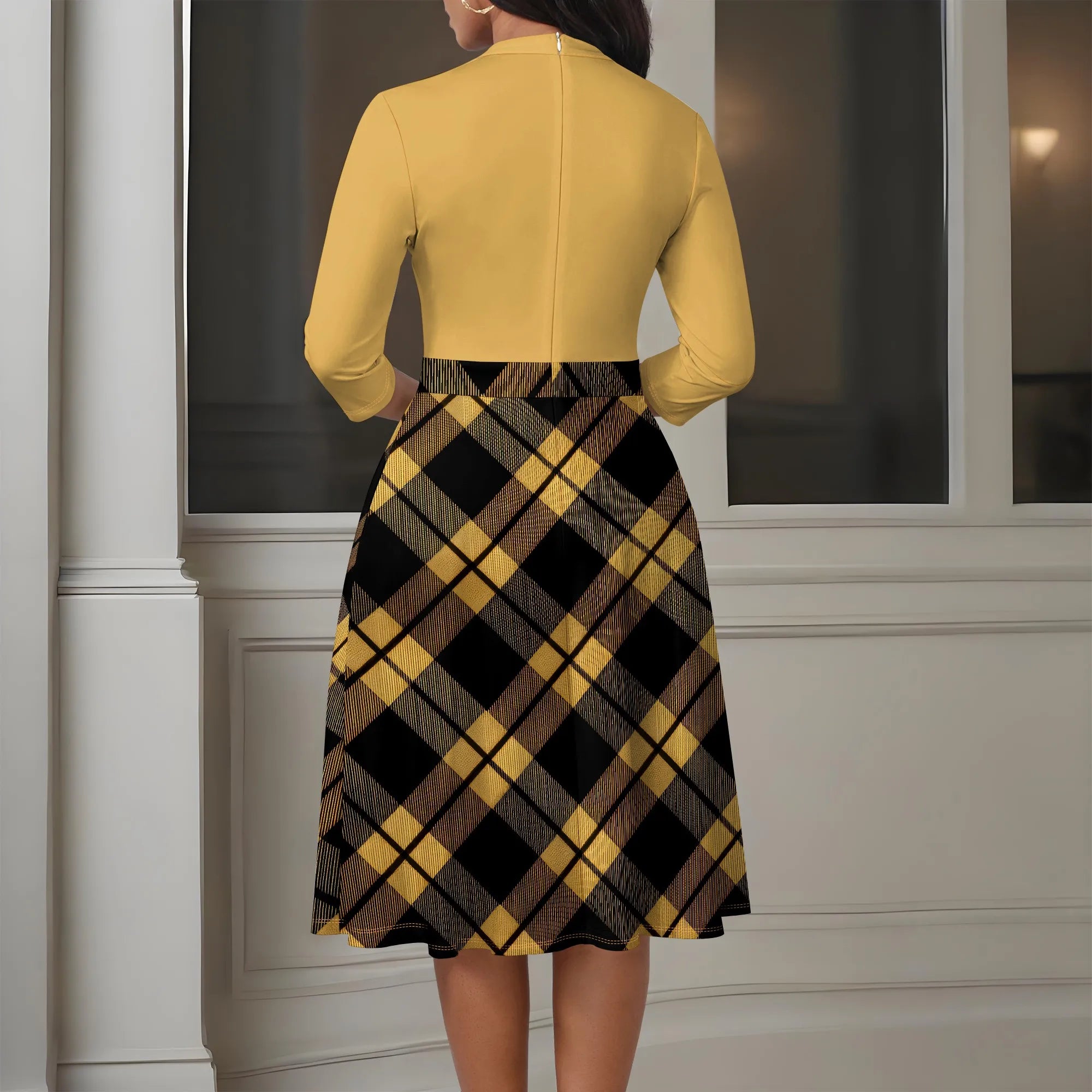 Women's Floral Off Shoulder Maxi Dress 3/4 Sleeve Multicolor Blue Slit Party Evening