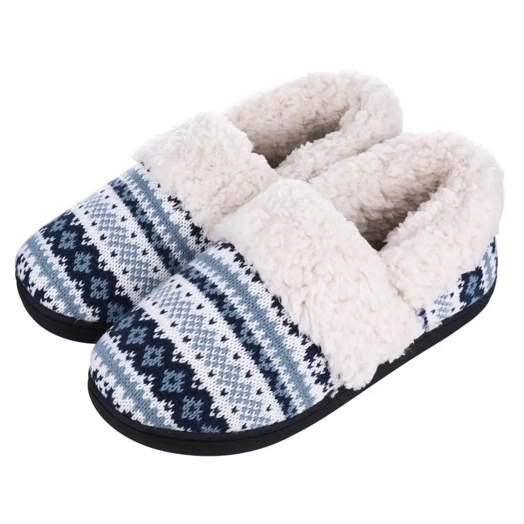 Unisex Winter Fur Slippers Warm Cosy Plush Fluffy Home Cotton Shoes Plush Anti-Skid and Indoor Furry Slippers For Men & Women