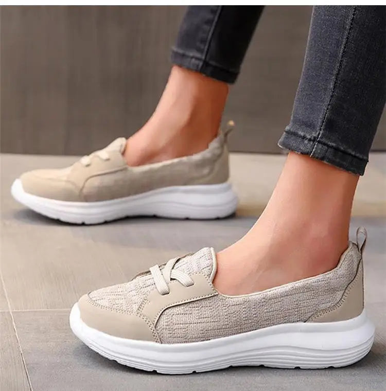 Women's Sneaker Fashion Walking Shoes Women Vulcanized Shoes Slip On Women Casual Shoes Soft Sneakers Woman Zapatos De Mujer