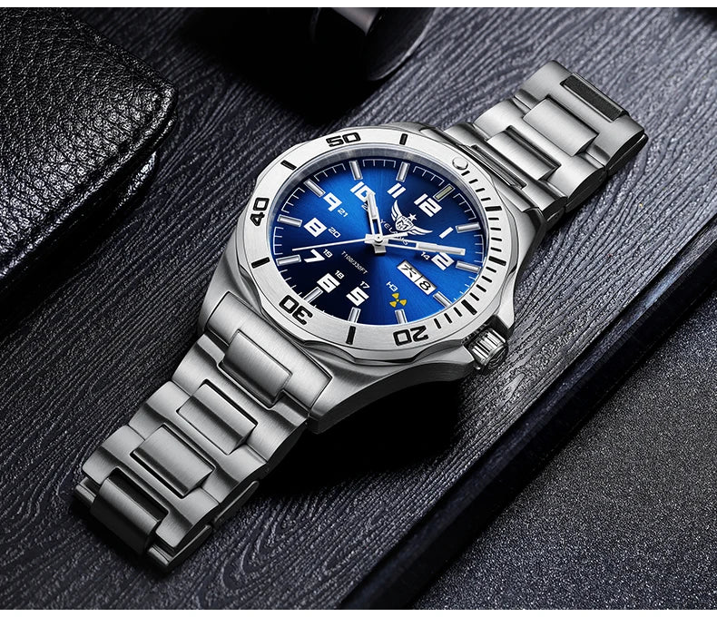 YELANG Watch Men's 44MM Mechanical Wristwatches Luxury Sapphire Glass AR Coated Automatic Watches 10BAR Waterproof Watch For Men