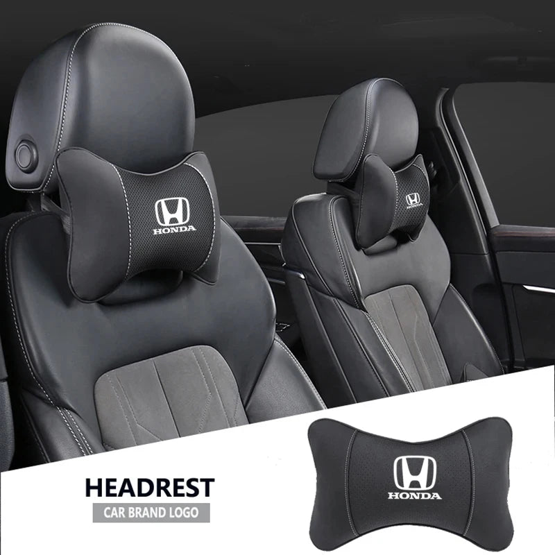 Car Headrest Neck Cushion Memory Foam Soft Accessories For Honda Civic XRV HRV CRV BRV City Accord Fit Jazz Insight
