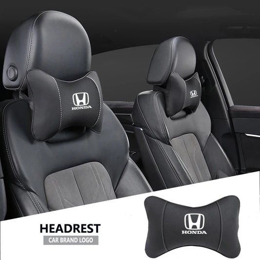Car Headrest Neck Cushion Memory Foam Soft Accessories For Honda Civic XRV HRV CRV BRV City Accord Fit Jazz Insight